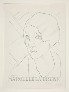 Marcelle la Brune door Juan Gris