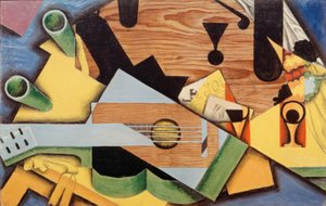 Stilleven met gitaar