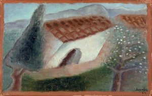 Landschap van het Zuiden door Juan Gris