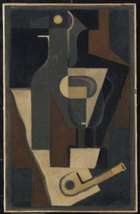 Stilleven met pijp, 1918