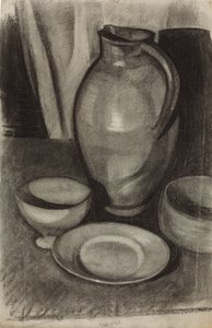 Stilleven met een kruik door Juan Gris