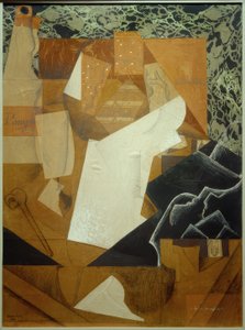 Stilleven met druiven door Juan Gris