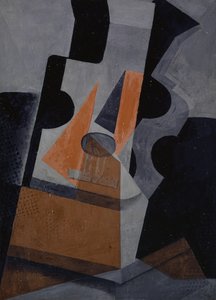 De gitaar (stilleven met gitaar) door Juan Gris