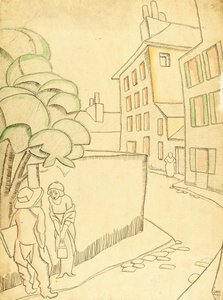 Een Straat in Montmartre