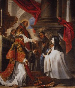 De communie van Sint Theresa, 1670