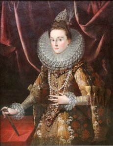 Infanta Isabella Clara Eugenia van Spanje door Juan Pantoja de la Cruz