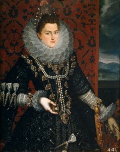 Isabelle Claire Eugenie van Oostenrijk (Isabelle van Spanje) door Juan Pantoja de la Cruz