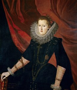 Margaretha van Oostenrijk door Juan Pantoja de la Cruz
