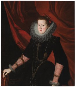 Margaretha van Oostenrijk door Juan Pantoja de la Cruz