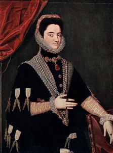 Marie van Oostenrijk, midden 16e eeuw, 1910 door Juan Pantoja de la Cruz