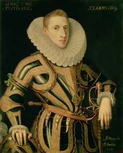 Portret van Diego de Villamayor door Juan Pantoja de la Cruz