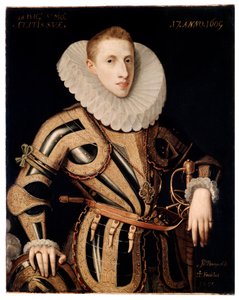 Portret van Don Diego de Villamayor, 1605 door Juan Pantoja de la Cruz