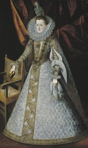 Portret van Margarita van Oostenrijk door Juan Pantoja de la Cruz