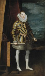 Portret van Filips III, koning van Spanje en Portugal door Juan Pantoja de la Cruz