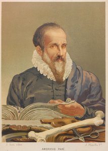 Portret van Ambroise Paré door Juan Planella y Rodríguez