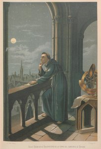 Roger Bacon. Uit: La ciencia y sus hombres, 1879