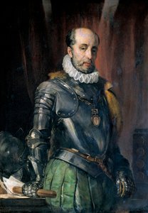 Portret van Luis de Requesens y Zuniga (1528-1576), Catalaans politicus, gouverneur van de Spaanse Nederlanden