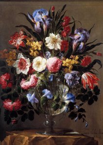 Boeket bloemen door Juan de Arellano