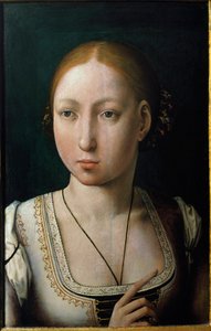 Portret van Johanna I van Castilië, genaamd Johanna de Waanzinnige