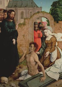 De Opstanding van Lazarus door Juan de Flandes