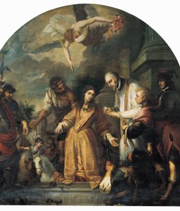 De laatste communie van Sint Agatha door Juan de Sevilla Romero y Escalante