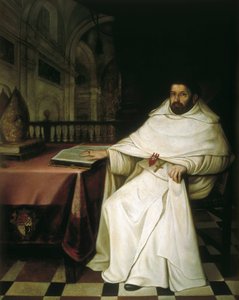 Portret van broeder Alonso de Sotomayor y Caro door Juan de Valdes Leal