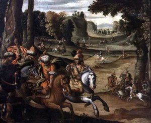 De Leeuwenjacht door Juan de la Corte