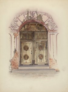 Deur en Muur Schildering, ca. 1941