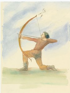 Een middeleeuwse boogschutter, 2004