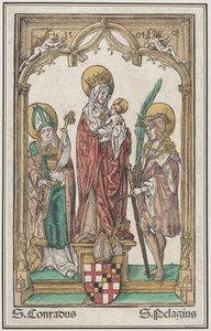 De Maagd en het Kind met Sint Conrad en Sint Pelagius