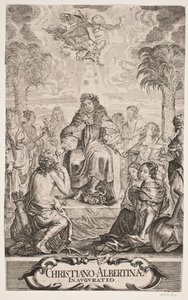 Hertog Christian Albrecht Geëerd door Apollo en de Negen Muzen