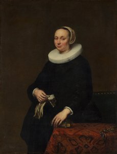 Portret van een vrouw, 1650 door Jürgen Ovens