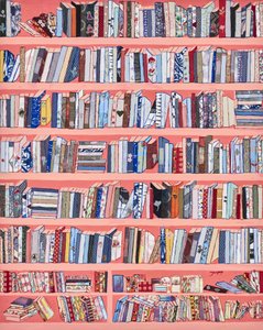 Kleurrijke boekencollectie