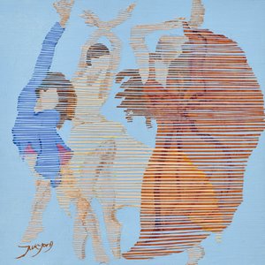 Vloeiende dansfiguren
