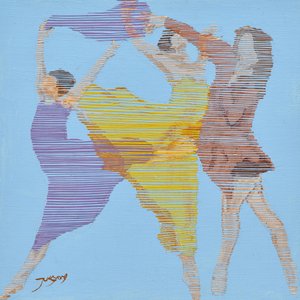 Levendige dansbeweging