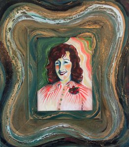 Dame met kersenbroche (portret)