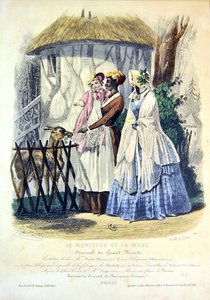 Bezoek aan de dierentuin van de Jardin des Plantes in Parijs, modeplaat