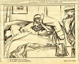 Candide, Satirisch in Z/W door Jules Abel Faivre