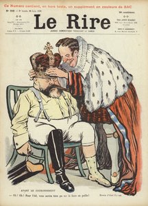 Kroning van Koning Edward VII, illustratie voor Le Rire
