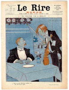 Omslag van Le Rire Rouge, Satirisch in kleuren door Jules Abel Faivre