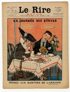 Omslag van The Red Laughter, Satirisch in kleuren