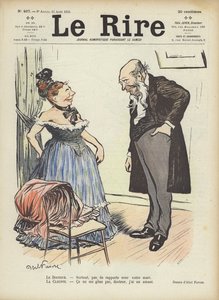 Illustratie voor Le Rire door Jules Abel Faivre
