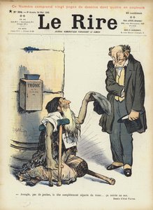 Illustratie voor Le Rire door Jules Abel Faivre