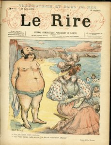 Illustratie van Abel Faivre (1867-1945) voor de Omslag van Le Rire door Jules Abel Faivre
