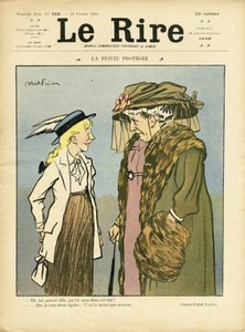 Illustratie van Abel Faivre (1867-1945) voor de omslag van Le Rire