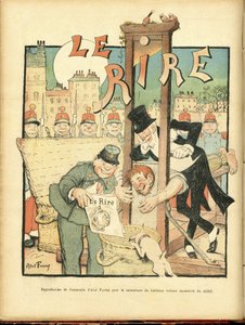 Illustratie van Abel Faivre (1867-1945) voor de omslag van Le Rire door Jules Abel Faivre