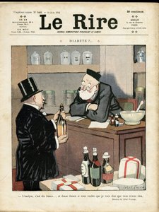 Illustratie van Abel Faivre (1867-1945) voor de Omslag van Le Rire