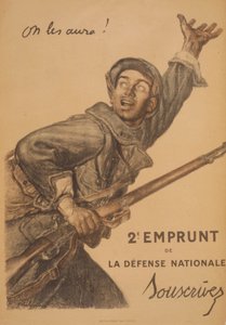 On les aura! 2e Emprunt de la Défense Nationale. Abonneer door Jules Abel Faivre