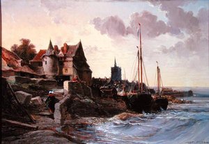 Souvenir de Douarnenes door Jules Achille Noel