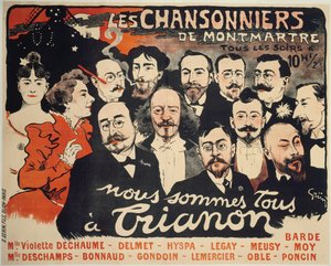 Les Chansonniers de Montmartre, ca. 1890